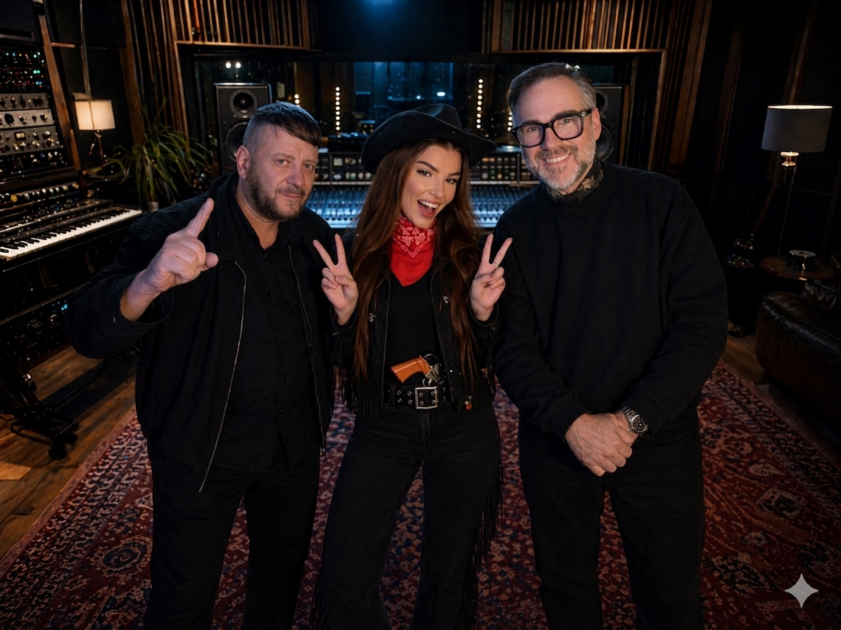 JayDee Rivers in the studio